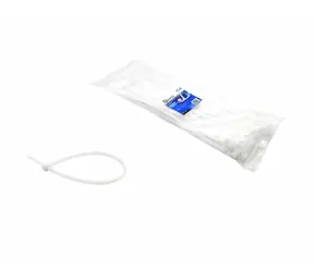 GEKO Stahovací pásky bílé s UV filtrem 120x3.6mm 100ks