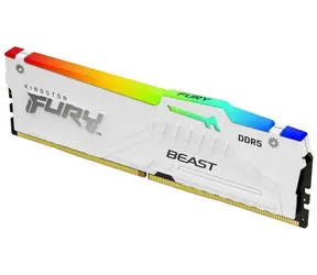 Kingston Fury Beast White RGB 32GB (1x 32GB) DDR5 6400MHz / CL32 / DIMM / EXPO / 1.4V