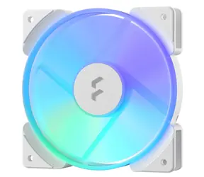 Fractal Design Prisma AL-12 ARGB PWM bílá / 120mm / 2000RPM / 32.7 dB / 85.71 CFM / 4-pin + 3-pin (ARGB)