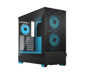 Fractal Design Pop Air RGB TG modro-černá / ATX / 2x USB-A 3.2 / bez zdroje / průhledná bočnice / prachové filtry