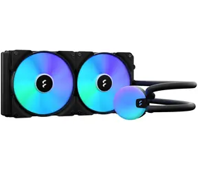 Fractal Design Lumen S28 v2 RGB černá / 2x 140mm / 35.5 dB @ 1700 TPM / 78 CFM / ARGB / AMD + Intel