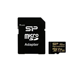 Silicon Power micro SDXC 512GB + adaptér / Class 10 / UHS-I U3 / V30