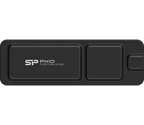 Silicon Power PX10 512GB černá / Externí SSD / USB 3.2 Gen2 Type-C / R: 1050MBs