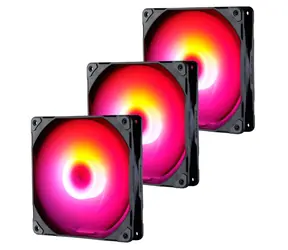 PHANTEKS M25 PWM D-RGB černá 3ks / 140mm / 1800 RPM / 104.6 CFM / RGB / 4-Pin