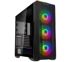 PHANTEKS Eclipse G500A D-RGB černá / E-ATX / 1x USB-C 3.2 / 2x USB-A 3.2 / bez zdroje / průhledná bočnice 