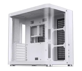 Jonsbo TK-2 bílá / ATX / 1x USB-A 3.0 / 1x USB-C 3.2 / bez zdroje / průhledná bočnice 