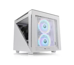 THERMALTAKE Divider 200 TG bílá / mATX / 2x USB-A 3.0 / 1x USB-C 3.2 / 1x 200mm + 1x 120mm / bez zdroje 