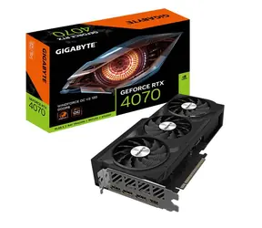 GIGABYTE GeForce RTX 4070 WINDFORCE OC V2 12G / 2490 MHz / 12GB GGDDR6 / 192-Bit / 1x HDMI + 3x DP / (8)