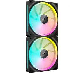 Corsair iCUE LINK LX140 RGB 2ks černá / 140mm / Magnetic Dome Bearing / 2000 RPM / 84.7 CFM / 4-Pin