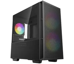 DEEPCOOL CH360 černá / mATX / 1x USB-A 3.0 / 1x USB-C 3.0 / 2x 140mm ARGB / 1x 120mm ARGB / bez zdroje