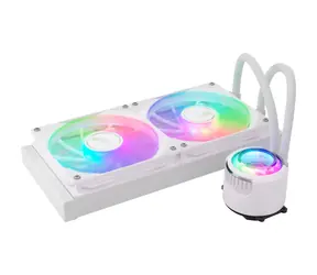 Valkyrie Jarn 280 ARGB bílá / AIO vodní chladič CPU / 2x 140 mm / 32.2dB / AMD + Intel 