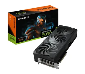 GIGABYTE GeForce RTX 5090 WINDFORCE 32GB OC / 2467MHz / 32GB GDDR7 / 512-bit / 1x HDMI + 3x DP / 1000W (16)