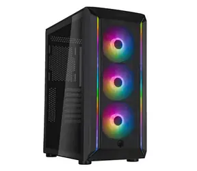 SilverStone Fara 511Z černá / ATX / 2x USB-A 3.0 / 3x 120mm ARGB / bez zdroje / průhledná bočnice 