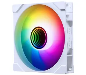 PHANTEKS M25 Gen2 PWM D-RGB Reverse Blade bílá / 140mm / Hydraulic Bearing / 36.4 dB @ 1800 RPM / 101.78 CFM