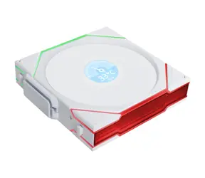 Lian Li UNI FAN TL Wireless LCD Fan bílá / 120mm / Fluid Dynamic Bearing / 27 dB @ 1900 RPM / 62 CFM / ARGB / 4-Pin