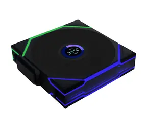 Lian Li UNI FAN TL Wireless LCD Fan Reverse Blade černá / 120mm / Fluid Dynamic Bearing / 31 dB @ 1900 RPM / 54.3 CFM