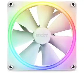 NZXT F140 RGB DUO bílá / 140mm / Fluid Dynamic Bearing / 36 dB @ 1800 RPM / 89 CFM / 4-Pin PWM