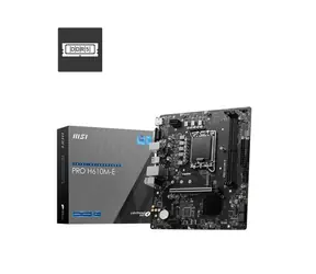 MSI PRO H610M-E DDR5 / H610M / LGA 1700 / 2x DDR5 / PCIEx16 / 1x GLAN / mATX