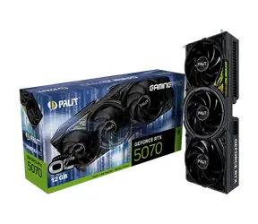 Palit GeForce RTX 5070 GamingPro OC 12GB / 2572MHZ / 12GB GDDR7 / 192-bit / 1x HDMI + 3x DP / 650W (16)