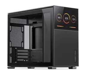Jonsbo D31 MESH Screen TG černá / mATX / 1x USB-A 3.2 / 1x USB-C 3.2 / bez zdroje / průhledná bočnice