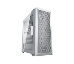 COUGAR MX330-G Pro bílá / PC skříň / ATX / micro-ATX / mini-ITX / průhledná bočnice / bez zdroje 