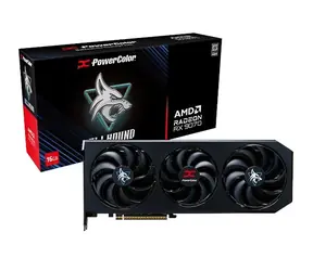 PowerColor Hellhound Radeon RX 9070 OC 16GB / 2590 MHz / 16GB GDDR6 / 256-bit / 1x HDMI + 3x DP / 550W (8+8)