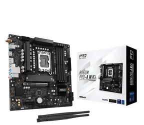 ASRock B860M Pro-A WiFi / B860 / LGA 1851 / 4x DDR5 / PCIEx 16 / 2.5GLAN / Wi-Fi / mATX