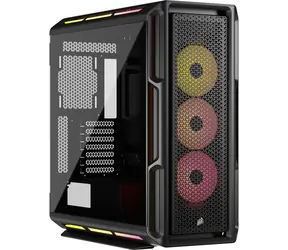 CORSAIR iCUE 5000T LX RGB černá / E-ATX / 1x USB-C 3.2 / 4x USB-A / bez zdroje / průhledná bočnice