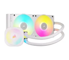 Corsair iCUE LINK TITAN RGB bílá / 2x 120mm / 36dB / 300-2100 RPM / 73.5CFM / Intel + AMD