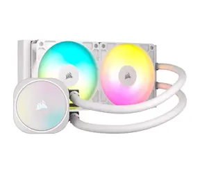 Corsair NAUTILUS ARGB bílá / 2x 120mm / 34dB / 300-2100 RPM / 74.4CFM / Intel + AMD