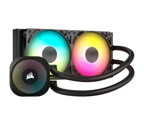 Corsair NAUTILUS ARGB černá / 2x 120mm / 34dB / 300-2100 RPM / 74.4CFM / Intel + AMD