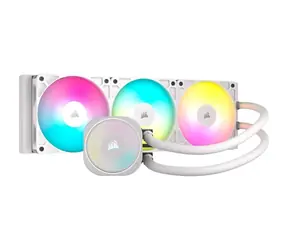 Corsair NAUTILUS ARGB bílá / 3x 120mm / 33.2dB / 300-1700 RPM / 94.87CFM / Intel + AMD