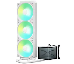 TRYX PANORAMA SE ARGB 360 bílá / AIO vodní chladič CPU / 3x 120 mm / 27.86dB / AMD + Intel 