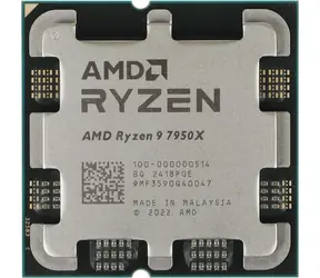 AMD Ryzen 9 7950X @ 4.5GHz - TRAY / Turbo 5.7GHz / 16C32T / L2 16MB L3 64MB / AM4 / Zen 4 / 170W