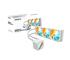 GIGABYTE GAMING 360 ICE / AIO vodní chladič CPU / 3x 120 mm / 2200 RPM @ 35.8 dB / 61.61 CFM