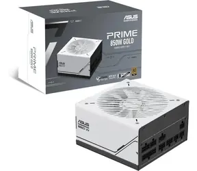 ASUS Prime AP-850G bílá / ATX / 850W / 80 Plus Gold / 135 mm / modulární