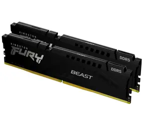 Kingston Fury Beast Black 128GB (2x 64GB) DDR5 5600MHz / CL40 / DIMM / EXPO / XMP / 1.35V