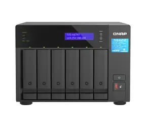 QNAP TVS-h674T-i5-32G / 6x HDD / i5-12400 2.5 GHz / 32 GB DDR4 / 6x 3.5"&2.5" SATA / 2x2.5GLAN