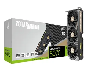 ZOTAC GeForce RTX 5070 Solid OC 12GB / 2325 - 2542Mhz / 12GB GDDR7 / 192bit / 1x HDMI + 3x DP / 650W (16)