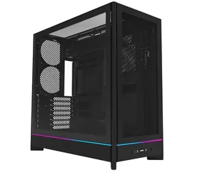 Montech HS01 černá / ATX / 2x USBA / 1x USB-C / bez zdroje / průhledná bočnice