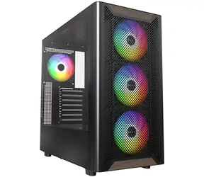 Montech XR Wood černá / ATX / 2x USBA / 1x USB-C / 4x 120mm / bez zdroje / průhledná bočnice