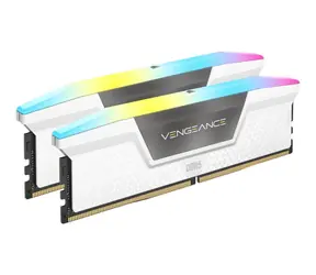 Corsair Vengeance RGB 64GB (2x32) DDR5 6400MHz bílá / C32 / DIMM / XMP 3.0