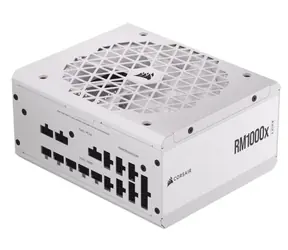 Corsair RM1000x bílá / 1000W / 80PLUS Gold / Plně modulární / 140 mm / Aktivní PFC