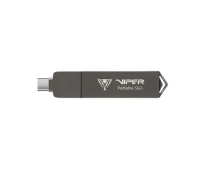 Patriot VIPER PVP30 2TB šedá / Externí SSD / R: 1000MBs / W: 1000MBs / USB-C 3.2 Gen 2
