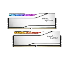 G.Skill Trident Z5 Royal NEO RGB 48GB (2x24GB ) 8000Mhz stříbrná / CL40-48-48-128 / DIMM / Non-ECC / EXPO