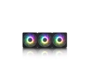 InWin Mercury AM120S RGB 3ks černá / 120mm / 29 dB @ 2000 RPM / Long Lifespan Sleeve Bearing / 60 CFM / 3-Pin + 4-Pin 