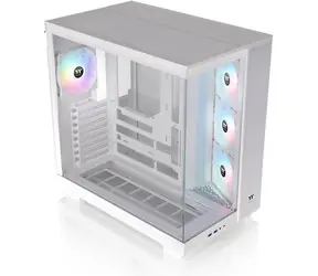 Thermaltake View 380 XL TG ARGB bílá / ATX / 2x USB-A 3.2 / 1x USB-C / 4x120mm / bez zdroje / průhledná bočnice 
