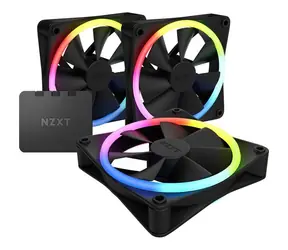 NZXT F120 RGB DUO 3ks černá / 120mm / Fluid Dynamic Bearing / 1800 RPM / 48.58 CFM / 4-Pin PWM
