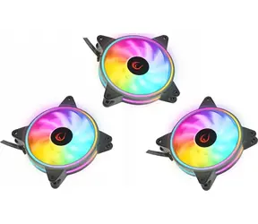 Rampage Coolwind F3 3ks černá / 120mm ventilátor / 23 dB @ 1200 RPM / 38 CFM / ovladač / 3-Pin