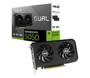 ASUS DUAL GeForce RTX 5050 OC 8GB / 2677MHz / 8GB GDDR6 / 128-bit / 1x HDMI + 3x DP / 550W (8)